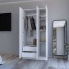 Wardrobe Erie, Bedroom, White
